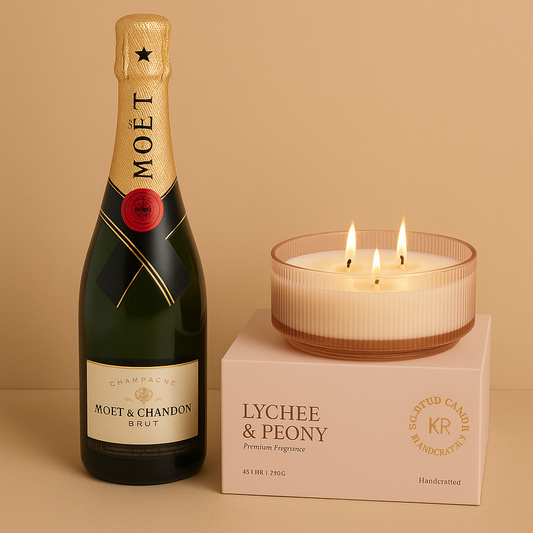 Gift Bundle - Moët & Scented Candle