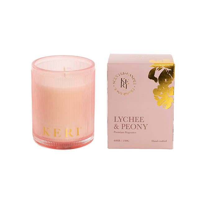 Scented Candle Indulgence Lychee & Peony 230g