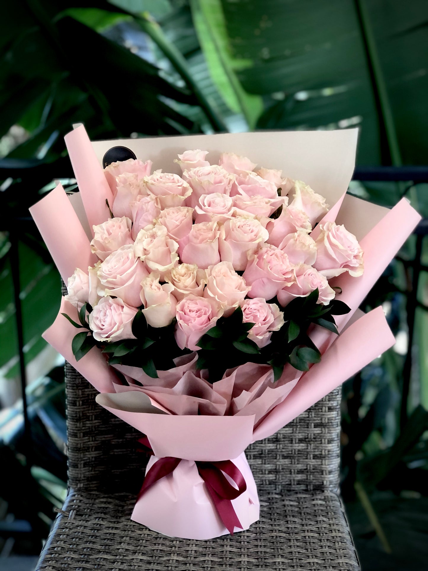 Fairytale Ending - Pink Roses Bouquet