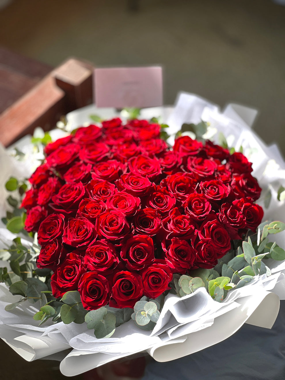 Classic Red Roses Bouquet - Newcastle Delivery