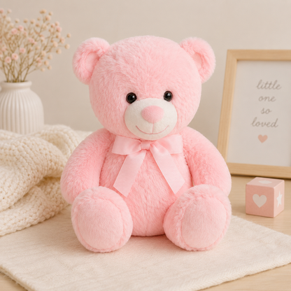 Toby Relay Teddy Pink Bear (25cm)